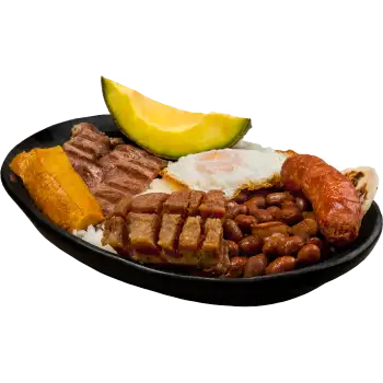 Bandeja paisa - Historia y evolución